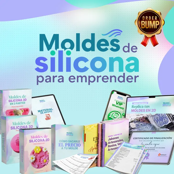 Carátula oficial del curso Crea tus propios moldes de silicona